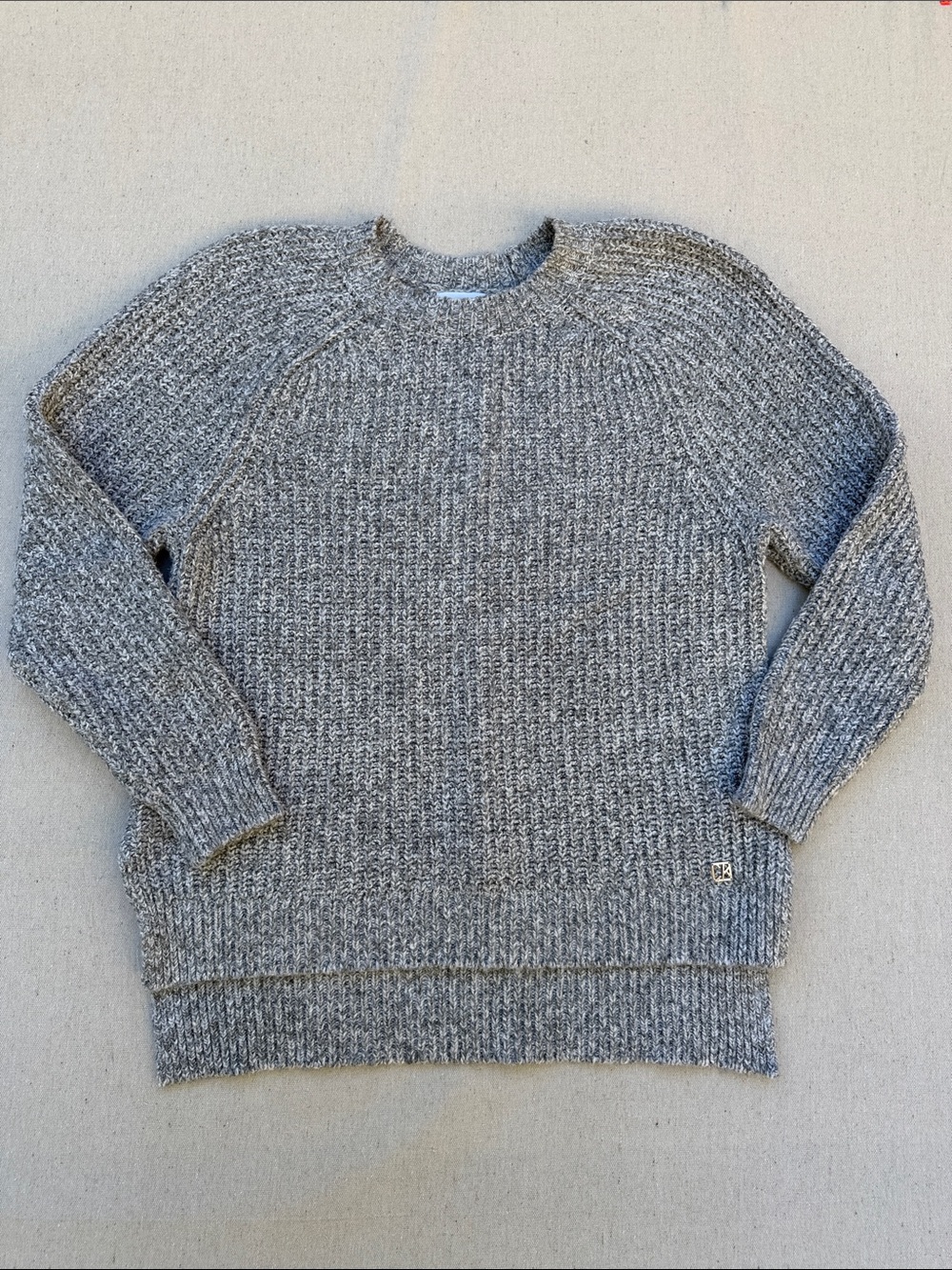 Calvin Klein Marled Gray Crewneck Sweater